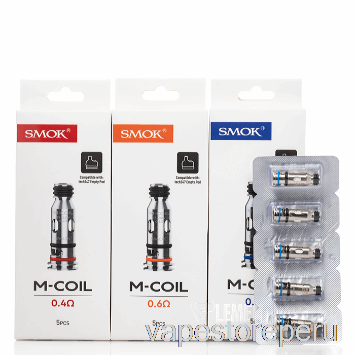 Vape Sin Nicotina Peru Smok M Resistencias De Repuesto 0.6ohm M-coils